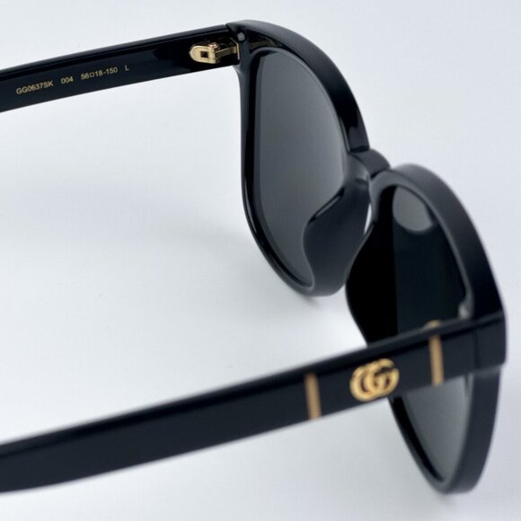 Gucci Men Black Grey Square BRAND NEW Sunglasses GG0637SK 004 - Picture 8 of 13